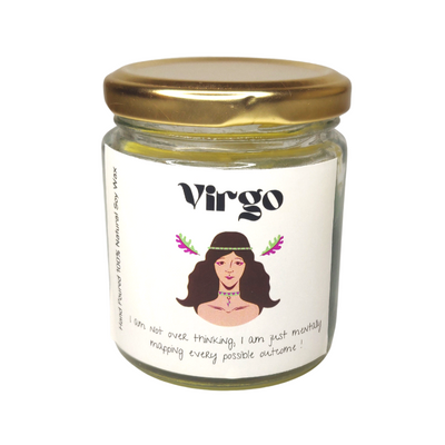 Sun Sign Candles - Virgo - Lavender Rosemary (35+ hrs burn time)