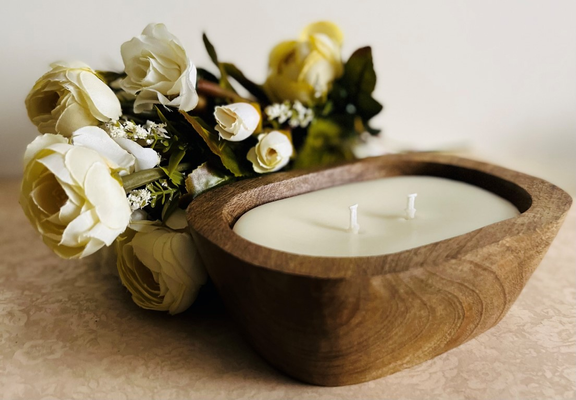 Scented Double Wick Holographic Candle