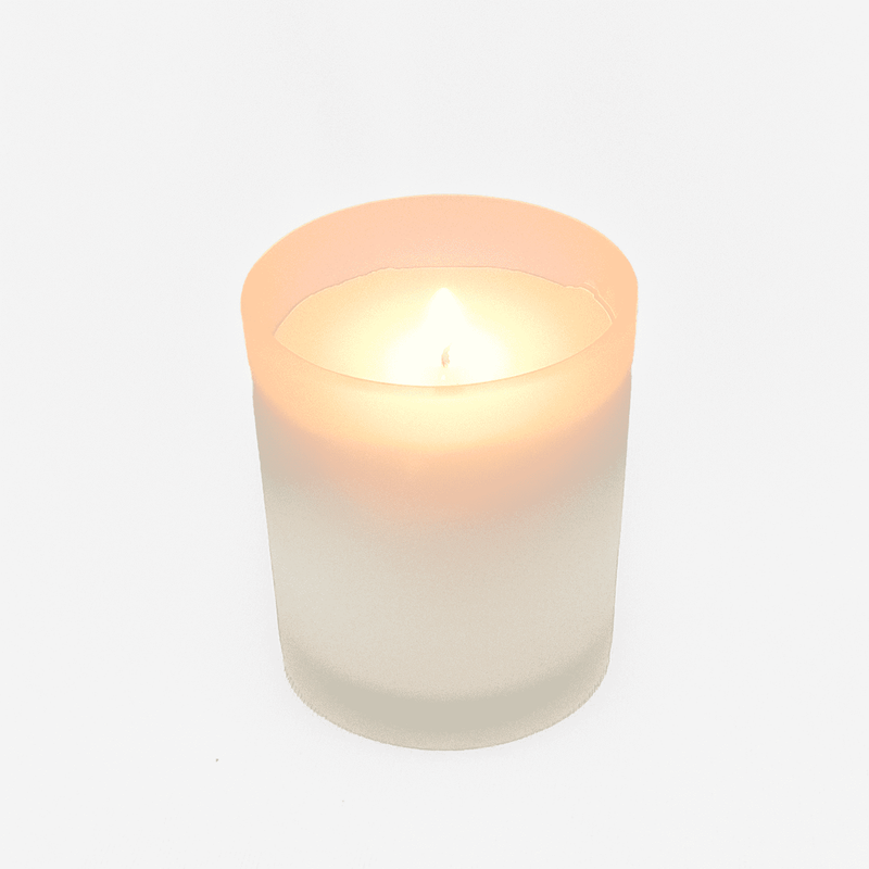 Romantic Amber Romance Soy Wax Frost Jar Candle